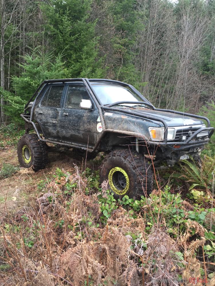 The "GREEN BASTARD" 4Runner build Vancouver Island Off Road
