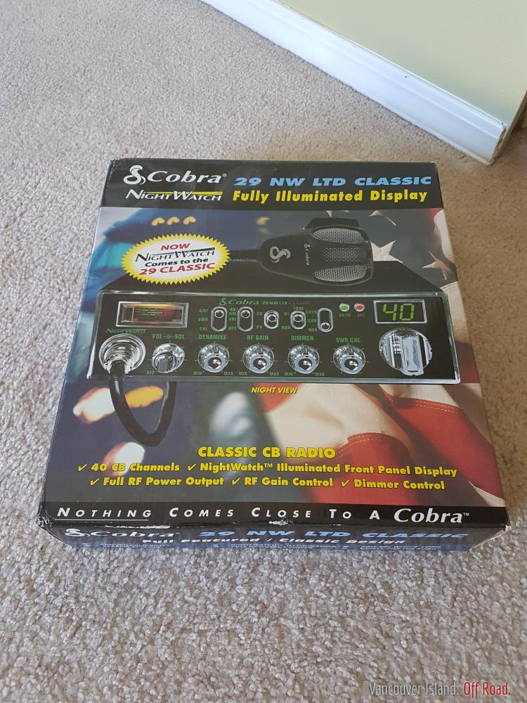 Brand new Cobra classic CB radio Vancouver Island Off Road