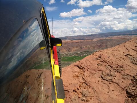 Looking down from Poison Spider (Moab, Utah) - years ago, back when we were allowed to travel...   ...I am new to Victoria and will be looking to head out into the wilderness at some point.