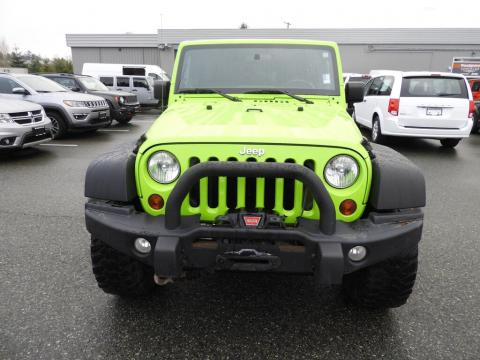 Gecko Green Jeep JK Rubicon