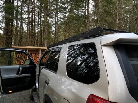 5th gen 4Runner Prinsu full length rack rear