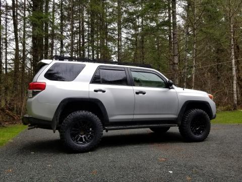 5th gen 4Runner MB TKO rims KM2 tires