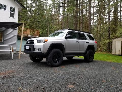 5th gen 4Runner MB TKO rims KM2 tires