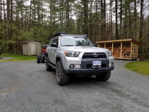 5th gen 4Runner hidden Warn winch