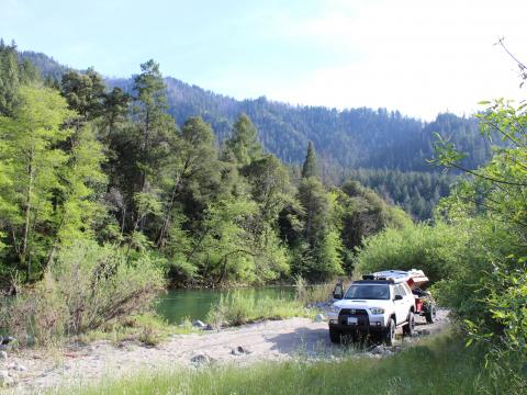 5th gen 4Runner overlanding North America - Trinity National Forest, California