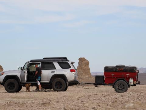 5th gen 4Runner overlanding North America - Trona Pinnacles, California