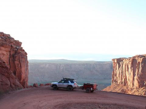 5th gen 4Runner overlanding North America - Camping spot @ Moab, Utah