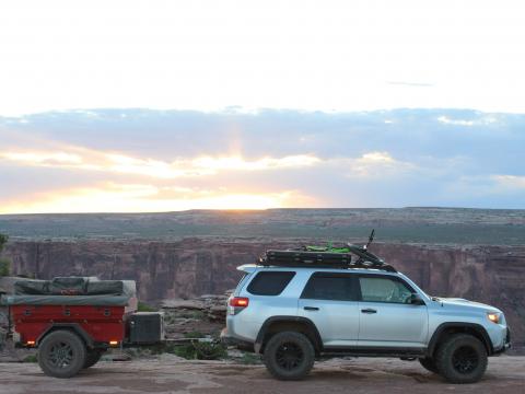 5th gen 4Runner overlanding North America - Camping spot @ Moab, Utah