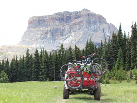 5th gen 4Runner overlanding North America - Chief Mountain, Montana