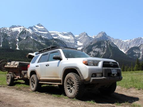 5th gen 4Runner overlanding North America - Fernie, British Columbia