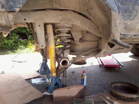 4runner rear axle removal