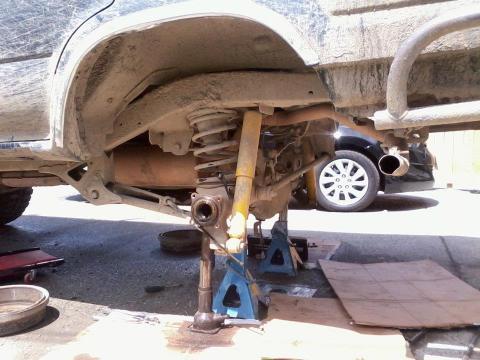 4runner rear axle removal