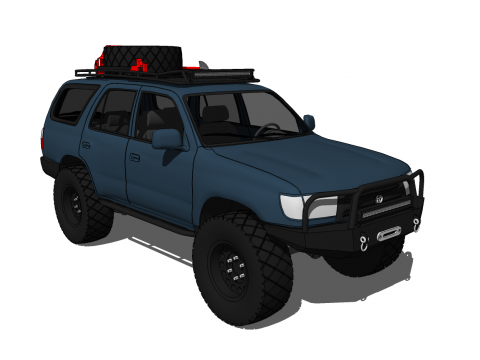 3rd gen 4runner 3d model