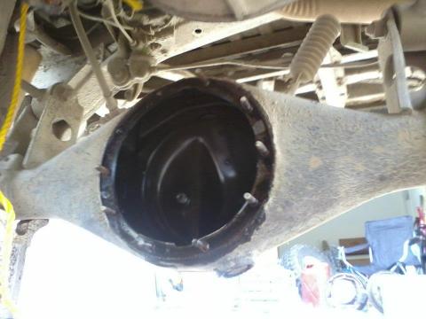 4runner rear differential third member removal