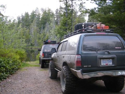 Skutz Falls to Tadjiss Lake, and camping with a view