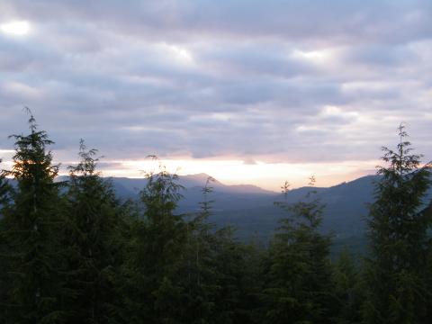 Skutz Falls to Tadjiss Lake, and camping with a view