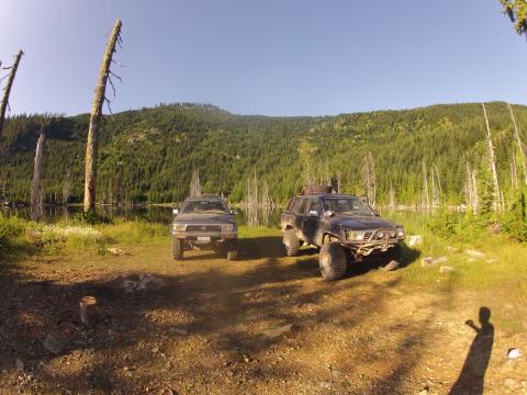 Sherk Lake, BC - 4Runners off road 4x4