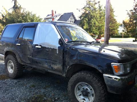 toyota 4runner side damage