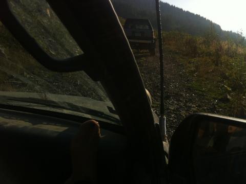 Toyota 4runner in the bush Vancouver Island BC 4x4