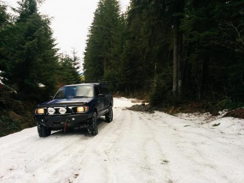 Tacoma in snow