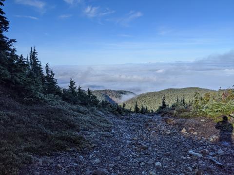 Mt Arrowsmith Vancouver Island BC mountain view