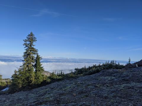 Mt Arrowsmith Vancouver Island BC mountain view
