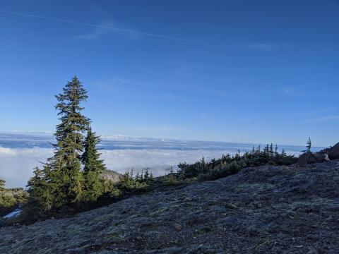 Mt Arrowsmith Vancouver Island BC mountain view