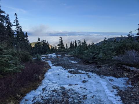 Mt Arrowsmith Vancouver Island BC mountain view