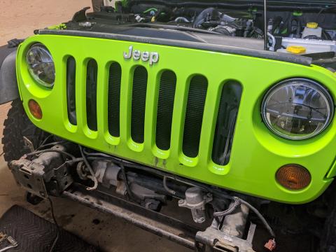 Jeep JK LED headlights