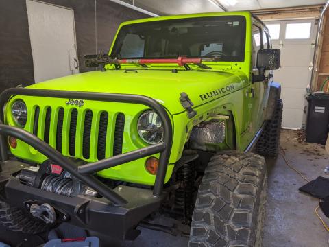 Jeep rubicon no fenders