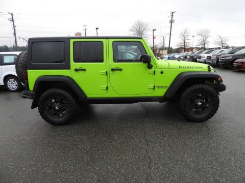 Gecko Green Jeep JK Rubicon