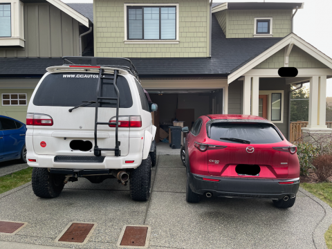 Sitting at home with his Japanese cousin