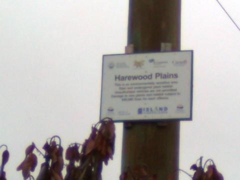 harewood plains sign. 