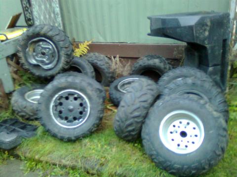 this is what u get if u have 800 cc or bigger. lol    they need off road multi ply tires