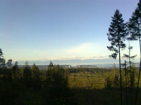 nanaimo skyline from abyss ridge