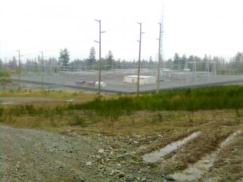 our new hydro breaker station. all our utilities are in extention. pipeline trail is our water supply. theres 2 pump houses in ext.