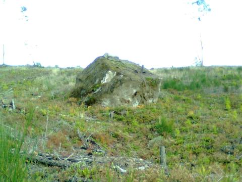 glacial boulders as big as houses at whiskey lake