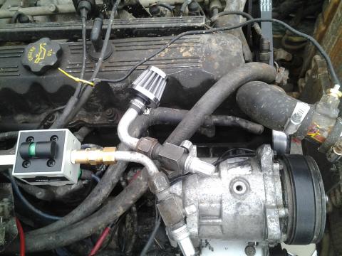 top view, oil sump not finnished yet but you get the picture.