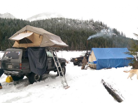 my buddies roof top tent