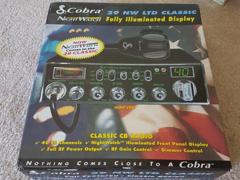 Brand new Cobra classic CB radio