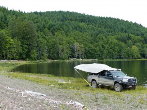 Camping at Alice Lake Rec Site on July 13