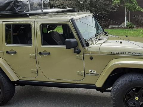 2013 AEV Jeep JK Rubicon Unlimited 4 Door, 6 speed In Rare Commando Green