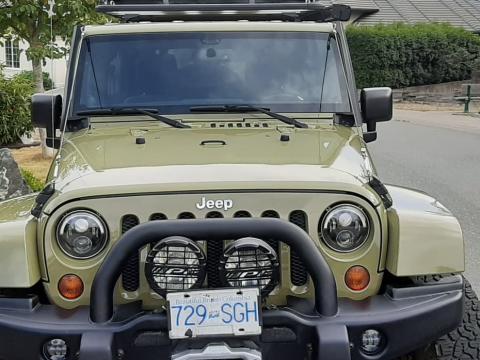 2013 AEV Jeep JK Rubicon Unlimited 4 Door, 6 speed In Rare Commando Green