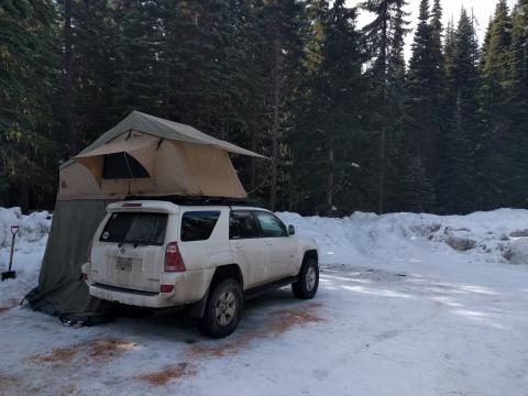 EC Manning winter camping