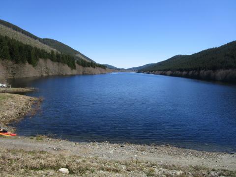 Water was too cold to swim yet, for us.  Sure is beautiful though.