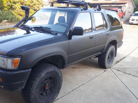 STOLEN!!! 2ND GEN 4RUNNER BLACK WITH SNORKEL