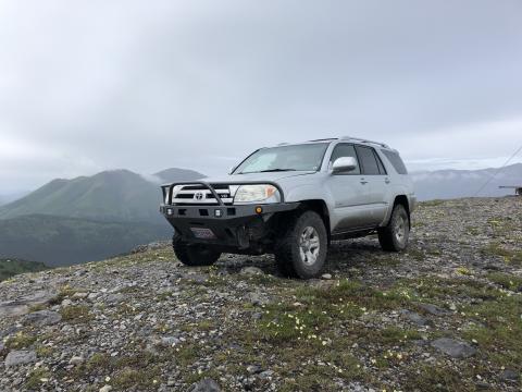 Top of a mountain off the Cassiar.