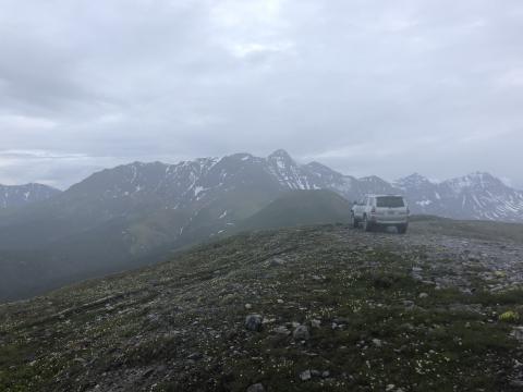 Top of a mountain off the Cassiar again.