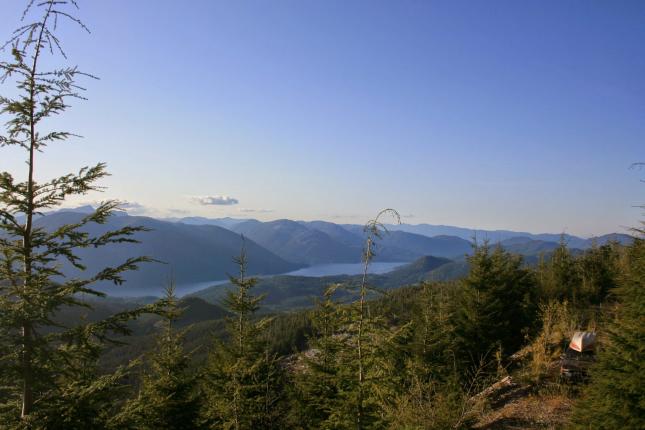 View overlooking Alberni Inlet